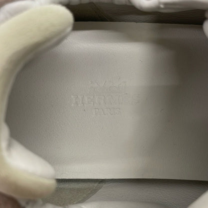 Hermes Sneakers Jet Gray Beige Pink — view 5