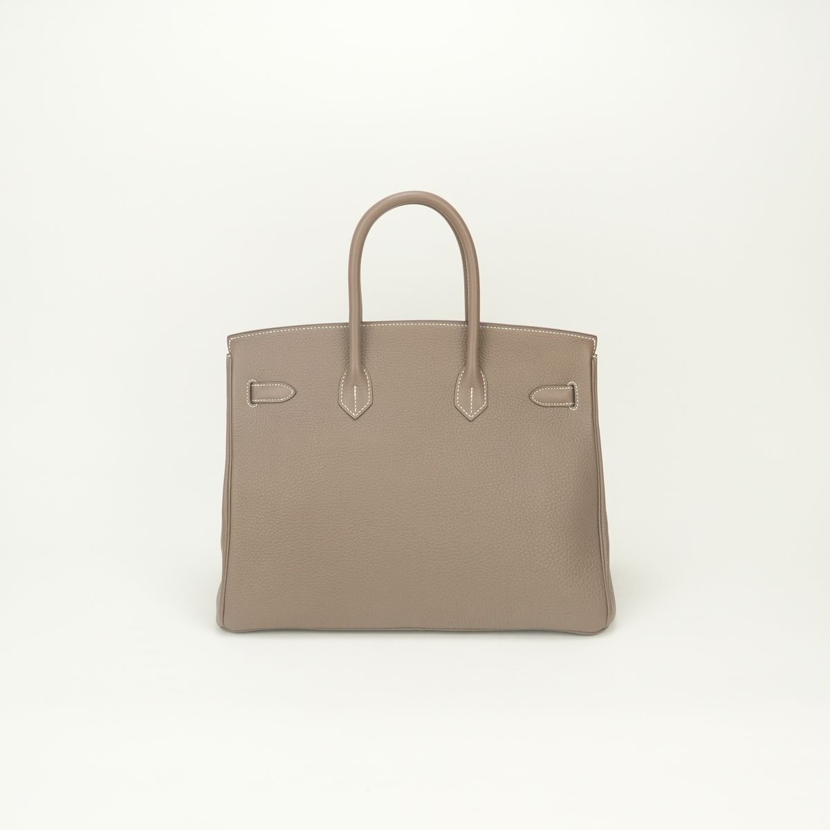 Hermes Birkin 35 Tote Bag Togo Etoupe Gray Silver — view 3
