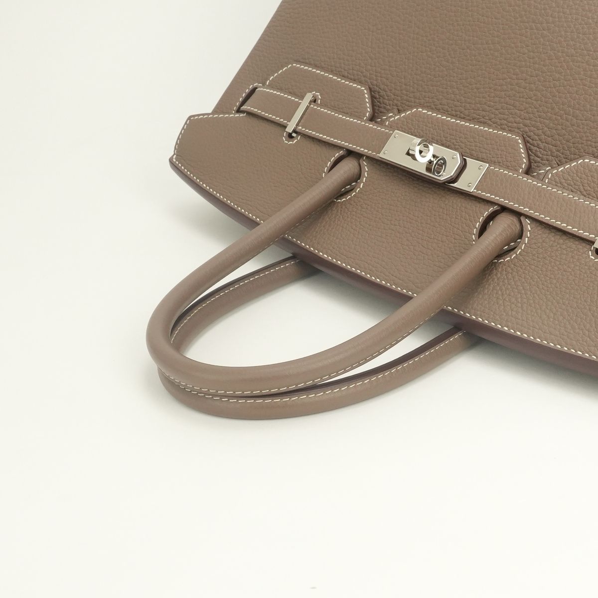 Hermes Birkin 35 Tote Bag Togo Etoupe Gray Silver — view 4