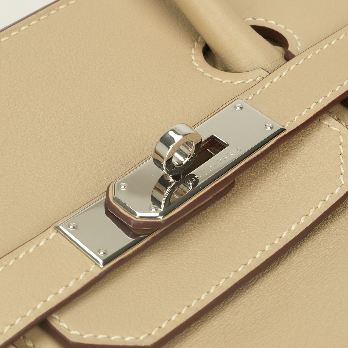 Hermes Birkin 35 Tote Swift Parchemin White Beige Silver Handbag Veau — view 7