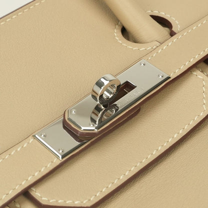Hermes Birkin 35 Tote Swift Parchemin White Beige Silver Handbag Veau — view 7