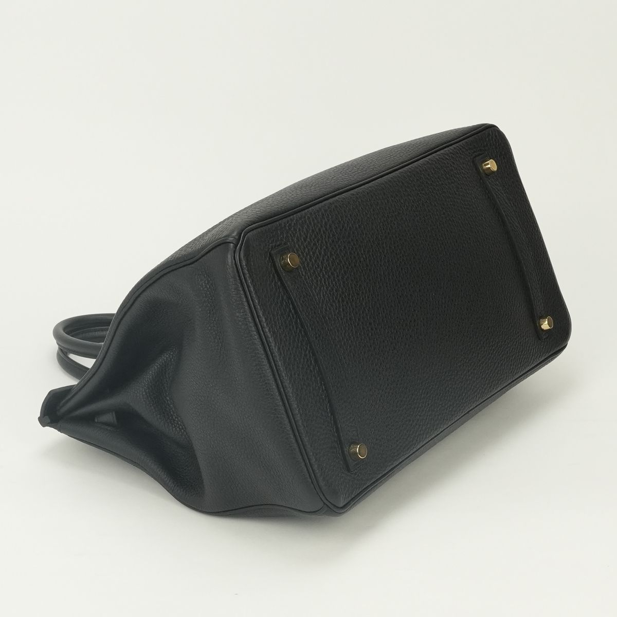 Hermes Birkin 35 Tote Bag Togo Noir Black Gold — view 6
