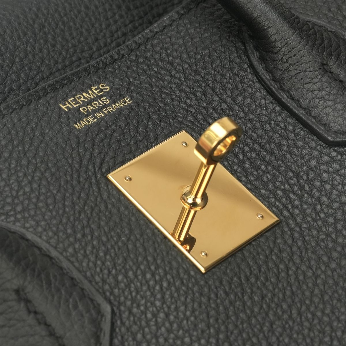 Hermes Birkin 35 Tote Bag Togo Noir Black Gold — view 8