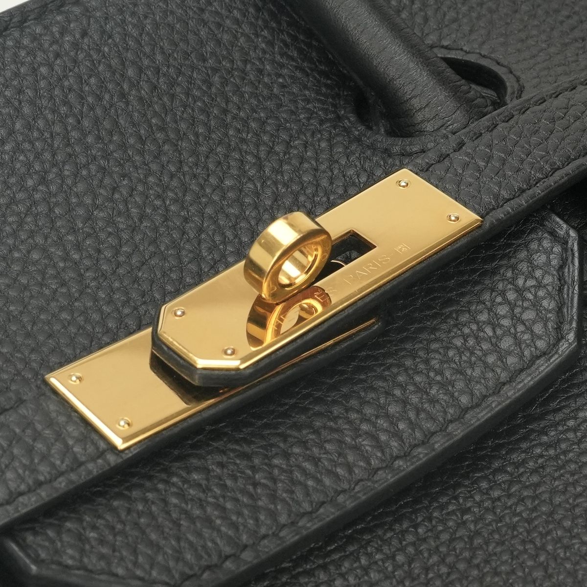 Hermes Birkin 35 Tote Bag Togo Noir Black Gold — view 7