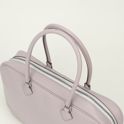 Hermes Plume Tote Boxnepearl Lilac Lilas Purple Silver Handbag — view 4