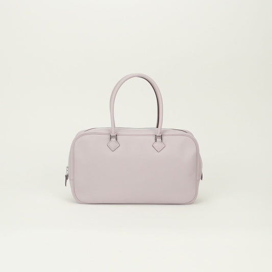 Hermes Plume Tote Boxnepearl Lilac Lilas Purple Silver Handbag