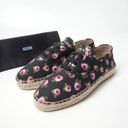 Prada Sneakers Flower Espadrilles Lace-up