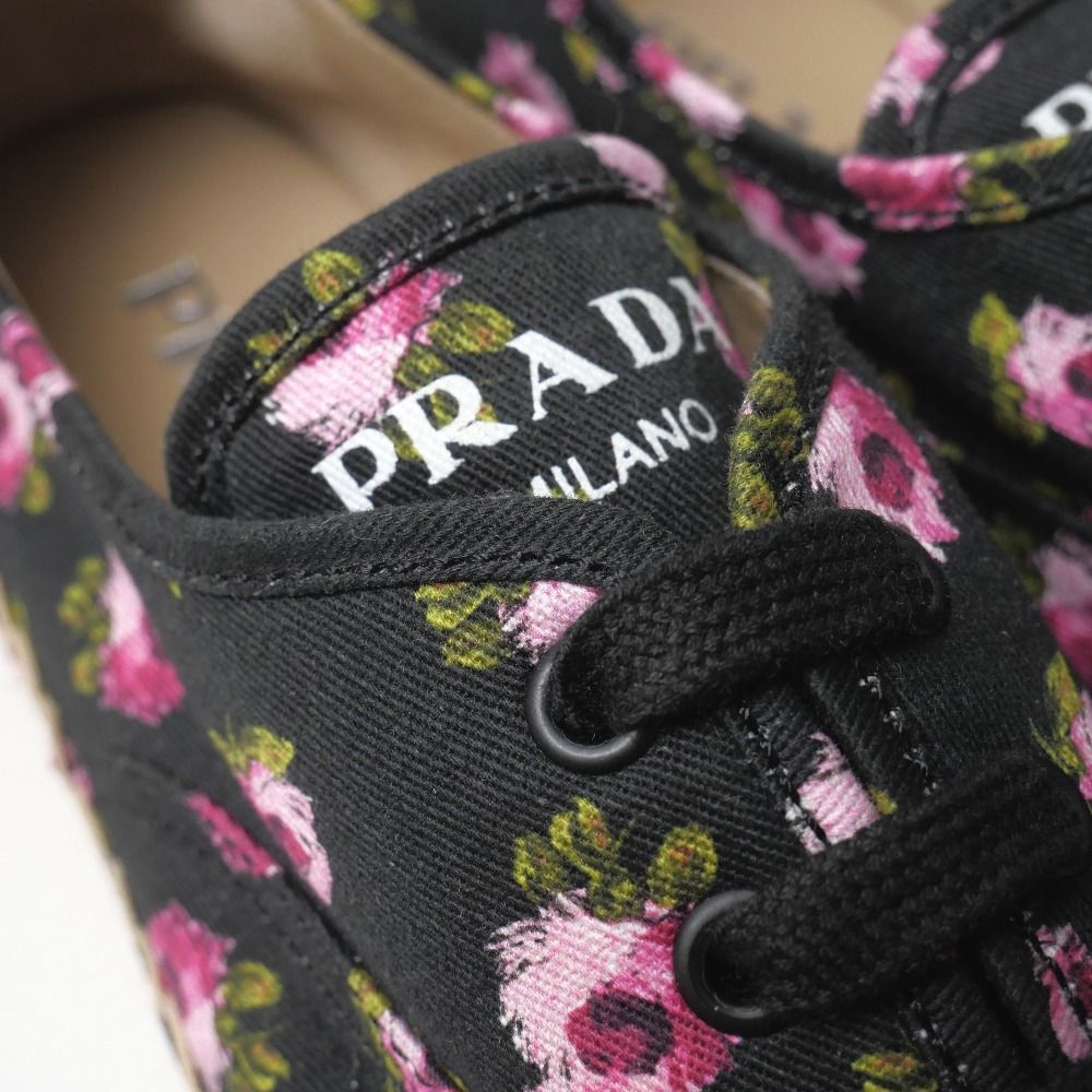 Prada Sneakers Flower Espadrilles Lace-up — view 5