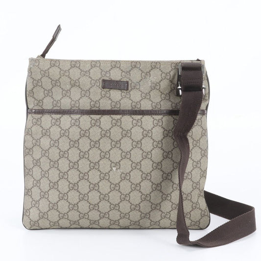 Gucci GG Supreme Leather Shoulder Bag Crossbody Messenger Business