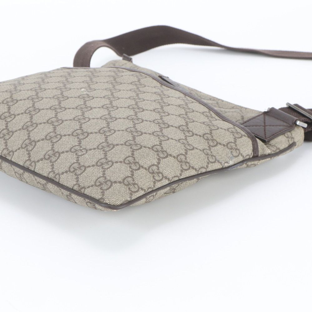 Gucci GG Supreme Leather Shoulder Bag Crossbody Messenger Business — view 4