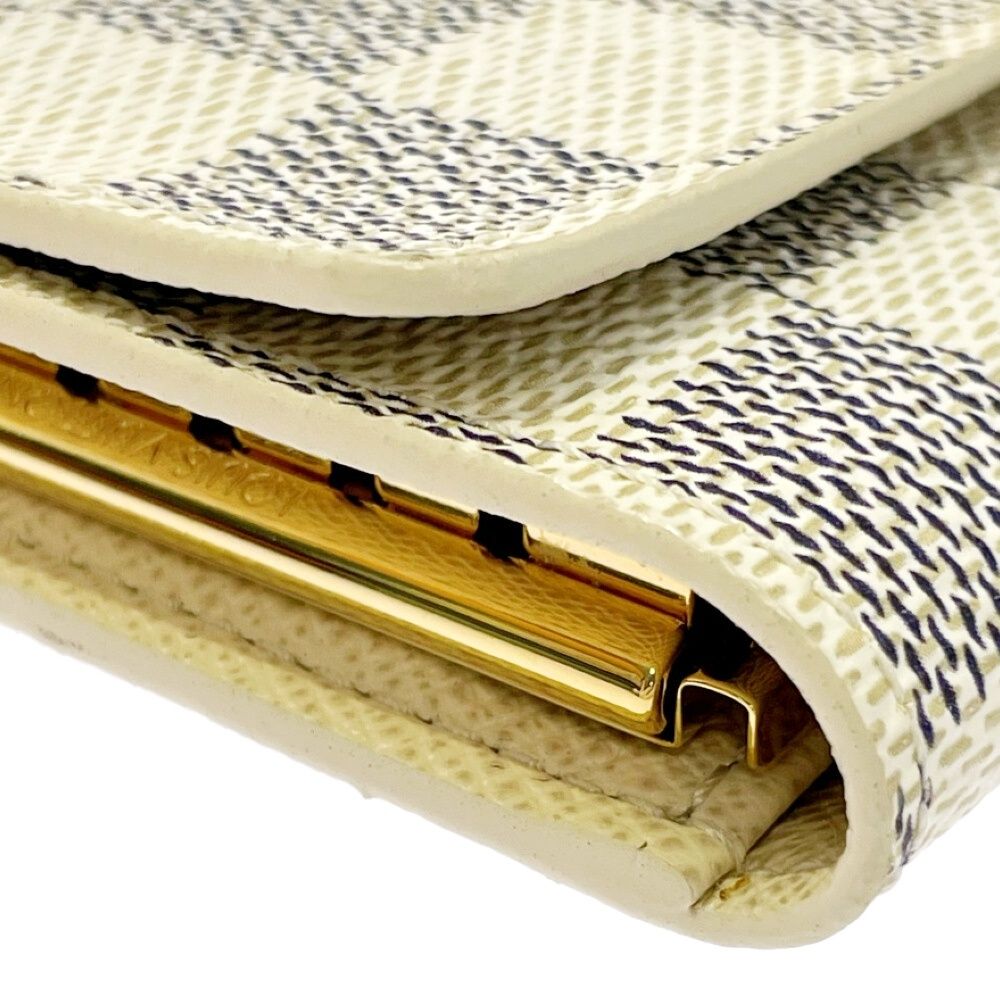Louis Vuitton Damier Azur Canvas Multicles 6 Key Case White Key Holder — view 7