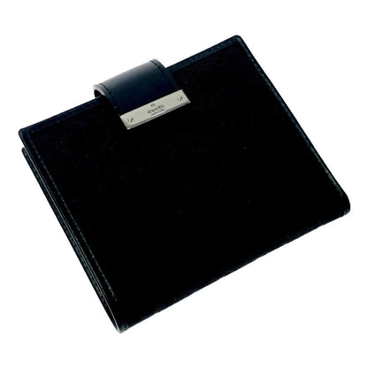 Gucci GG Canvas Leather Bifold Wallet Black — view 3