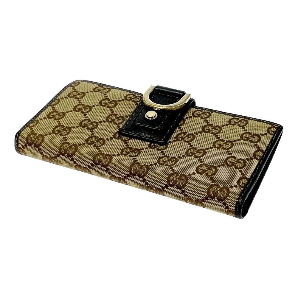 Gucci GG Canvas Wallet Brown — view 4