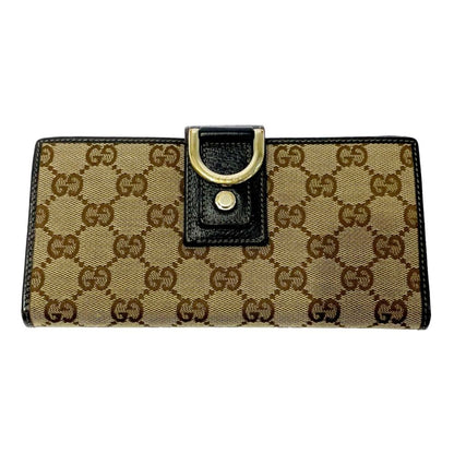 Gucci GG Canvas Wallet Brown — view 2