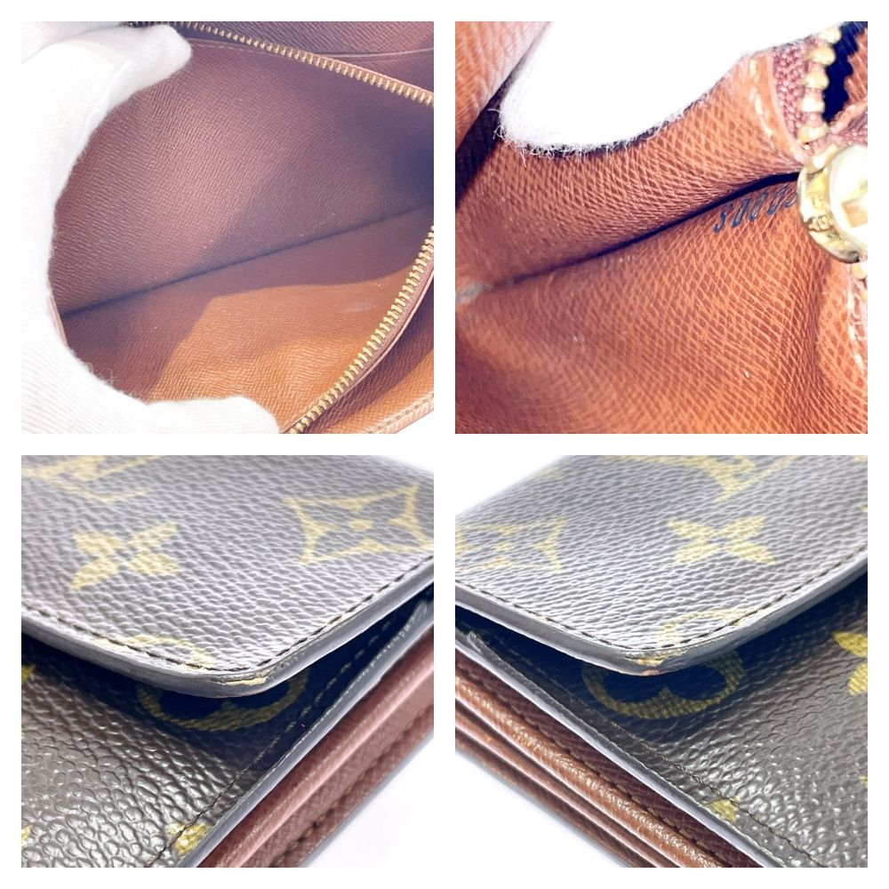Louis Vuitton Monogram Portefeuille Sarah Wallet Brown — view 7