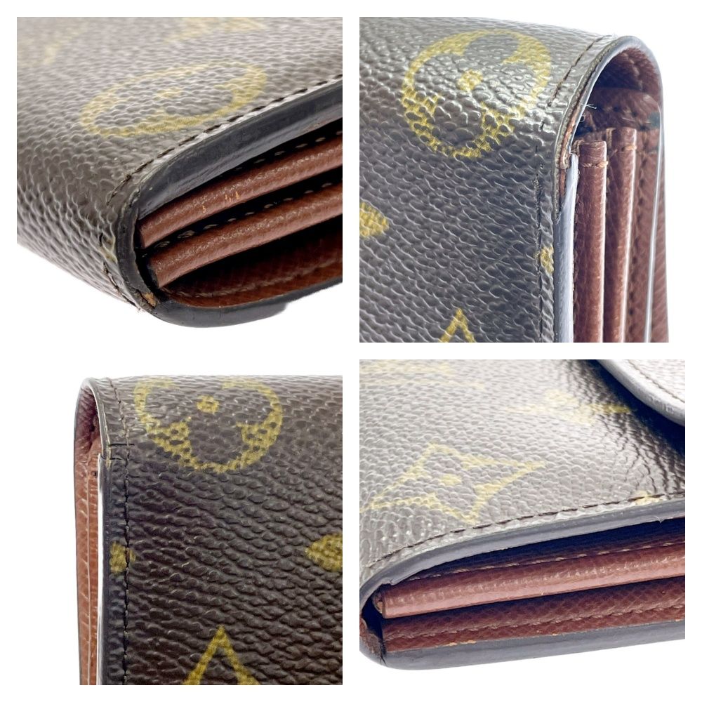 Louis Vuitton Monogram Portefeuille Sarah Wallet Brown — view 6