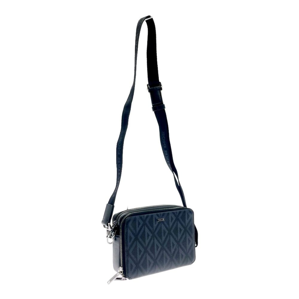 Dior CD Diamond Shoulder Bag Black — view 2