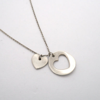 Tiffany & Co Necklace Stencil Heart 925 Sterling Silver — view 2