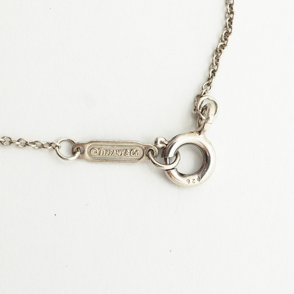 Tiffany & Co Necklace Stencil Heart 925 Sterling Silver — view 4