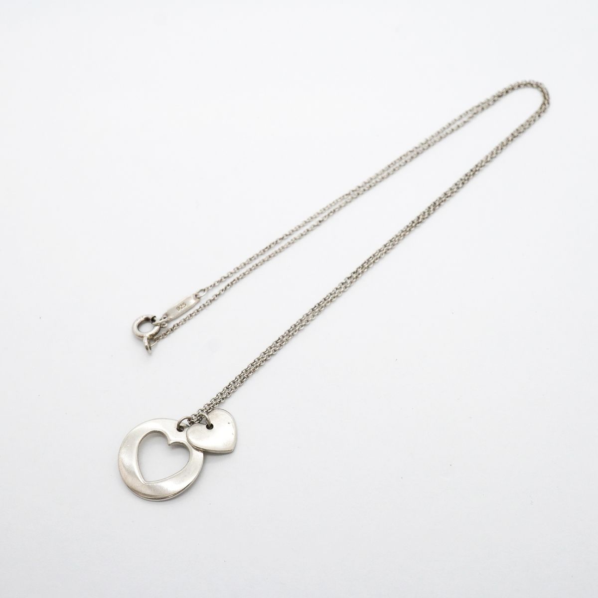 Tiffany & Co Necklace Stencil Heart 925 Sterling Silver — view 3