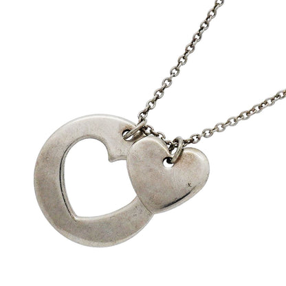 Tiffany & Co Necklace Stencil Heart 925 Sterling Silver