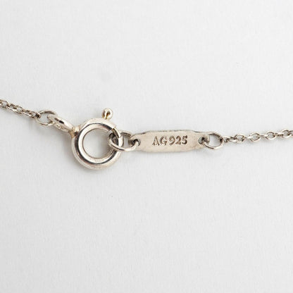 Tiffany & Co Necklace Double Return to Tiffany Heart 925 Sterling Silver Blue — view 5