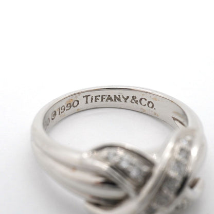 Tiffany & Co Ring Signature 18k White Gold Diamond — view 5