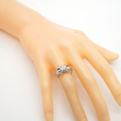 Tiffany & Co Ring Signature 18k White Gold Diamond — view 7