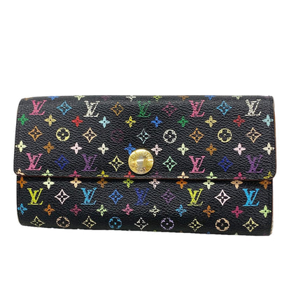 Louis Vuitton Wallet Monogram Multicolor Pochette Porte Monnaie Credit Noir