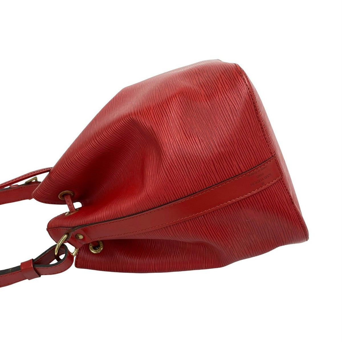 Louis Vuitton Vintage Petit Noe Epi Leather Drawstring Shoulder Bag Castilian — view 5
