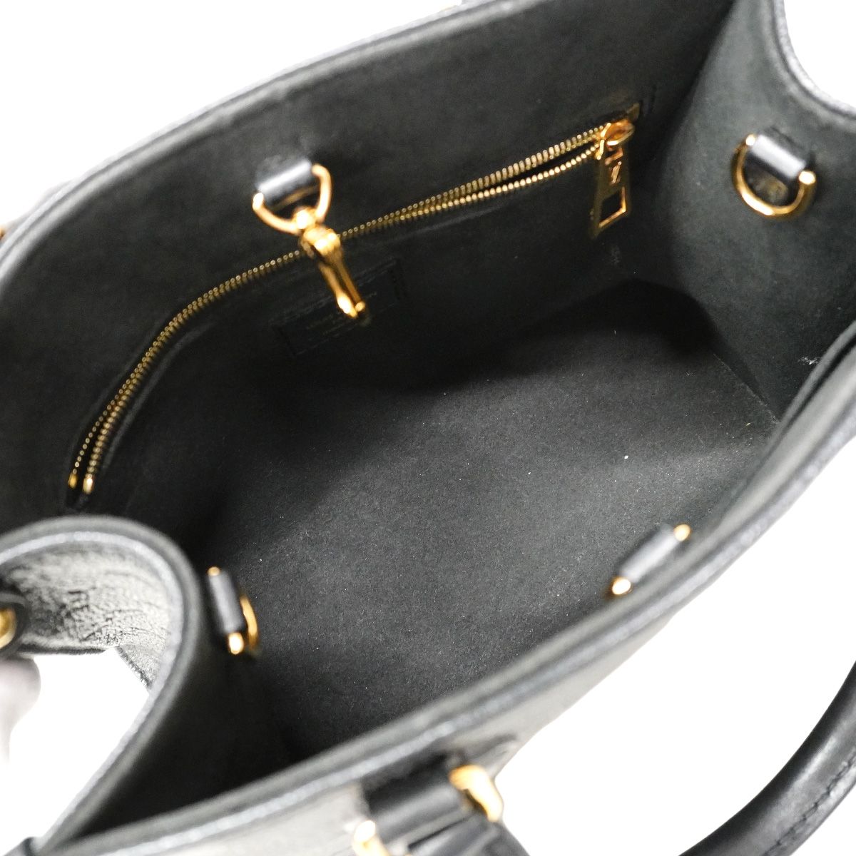 Louis Vuitton Handbag Monogram Empreinte On The Go PM Noir 2-Way Bag — view 4