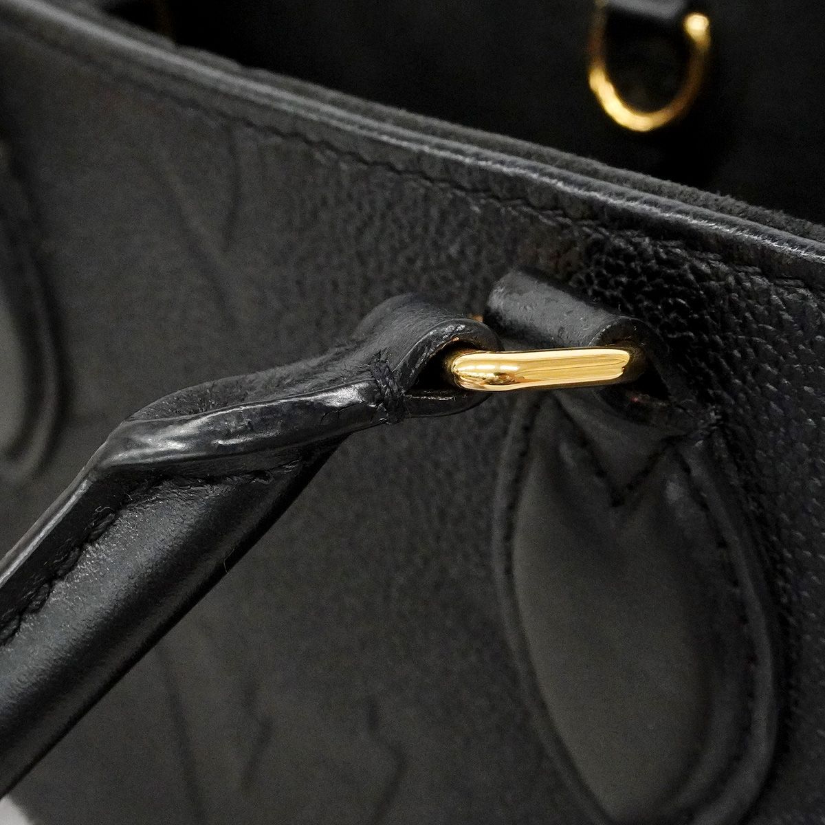 Louis Vuitton Handbag Monogram Empreinte On The Go PM Noir 2-Way Bag — view 8