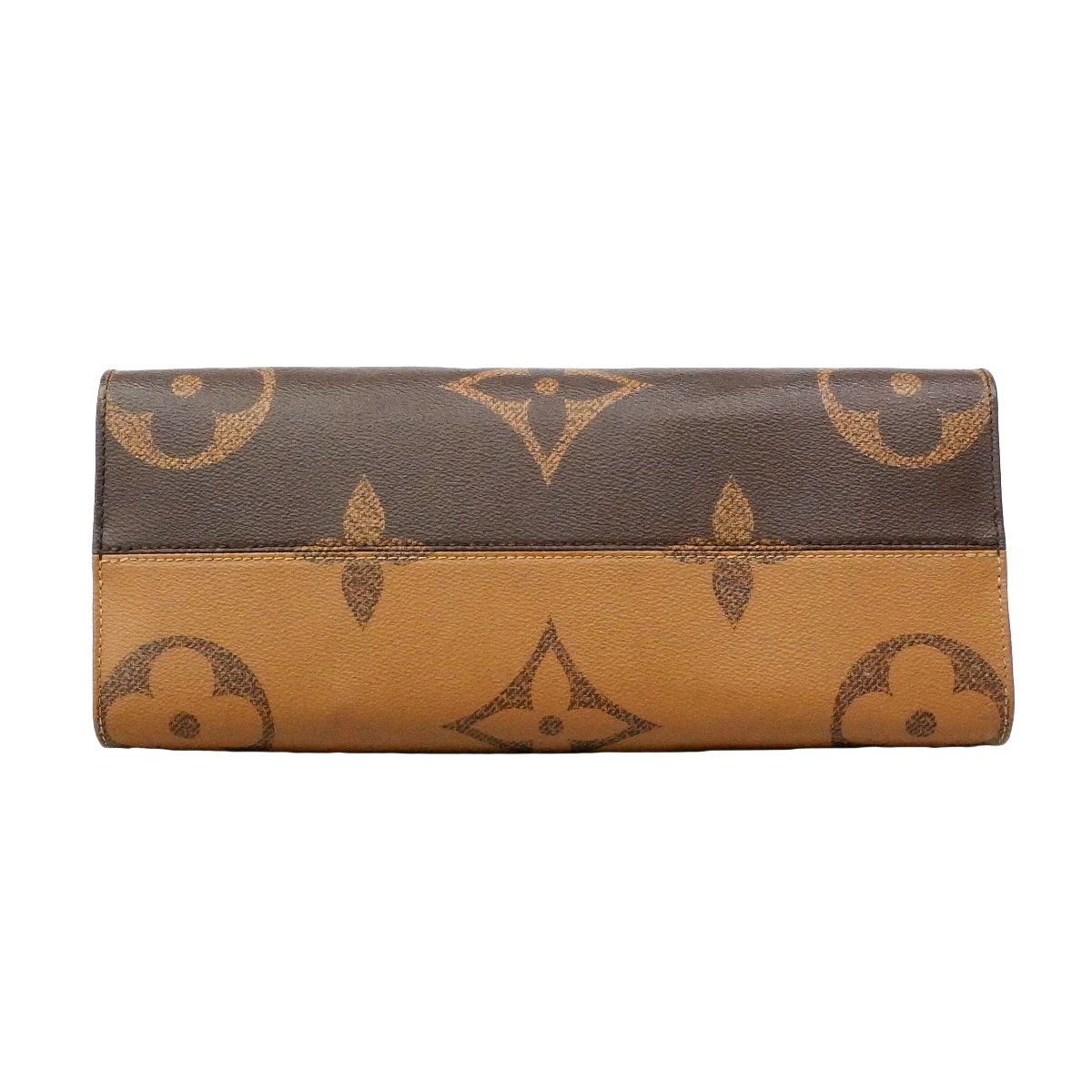 Louis Vuitton Tote Bag Monogram Giant Reverse On The Go MM Brown 2-Way — view 3