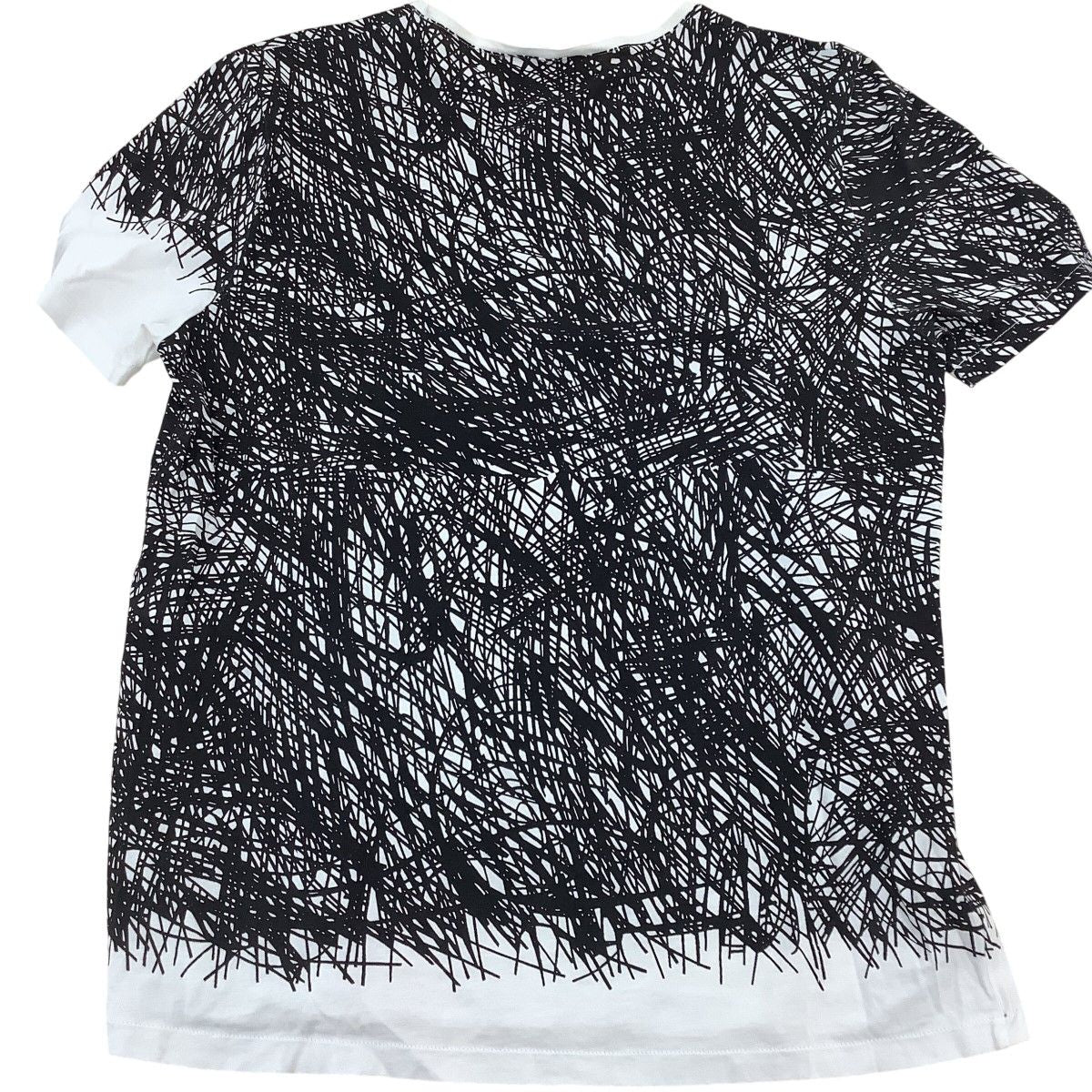 Balenciaga T-Shirt Black White XS — view 2