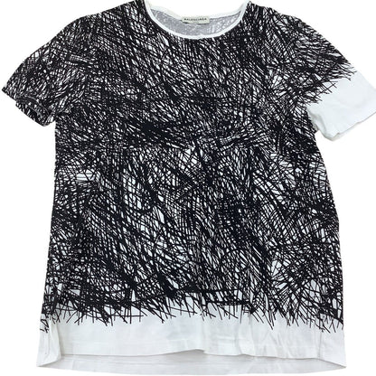 Balenciaga T-Shirt Black White XS