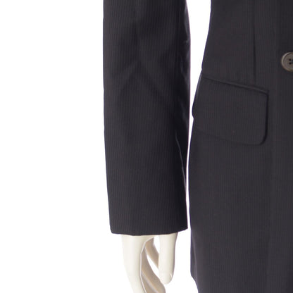 Saint Laurent Rive Gauche Tom Ford Era Wool Double Breasted Wide Lapel Stripe — view 6