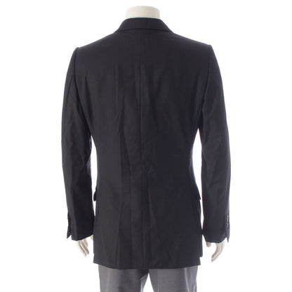 Saint Laurent Rive Gauche Tom Ford Era Wool Double Breasted Wide Lapel Stripe — view 4