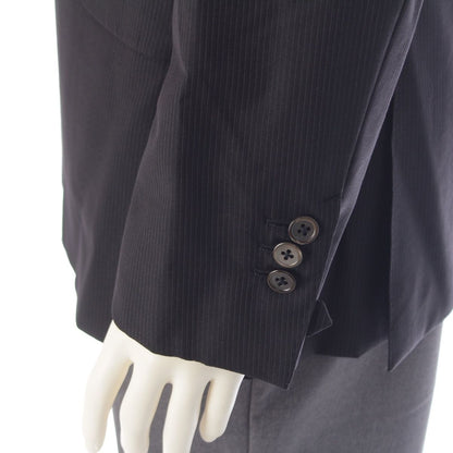 Saint Laurent Rive Gauche Tom Ford Era Wool Double Breasted Wide Lapel Stripe — view 7