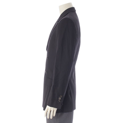 Saint Laurent Rive Gauche Tom Ford Era Wool Double Breasted Wide Lapel Stripe — view 3