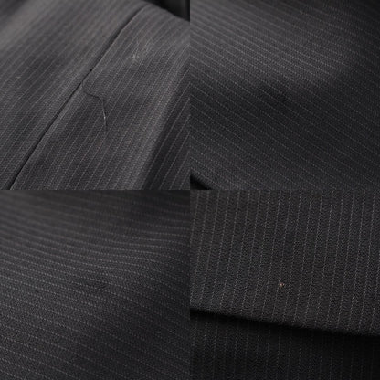 Saint Laurent Rive Gauche Tom Ford Era Wool Double Breasted Wide Lapel Stripe — view 8