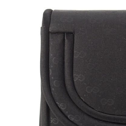 Gucci Satin Leather Vintage GG Clutch Hand Pouch Black — view 8