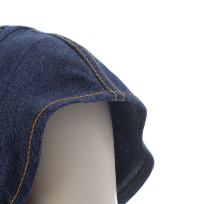 Dior Galliano Era Denim Stitch Dress Short Sleeve Indigo 40 — view 6