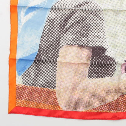 Hermes Carre 70 Regard de Soie Silk Gaze Scarf Multicolor — view 4