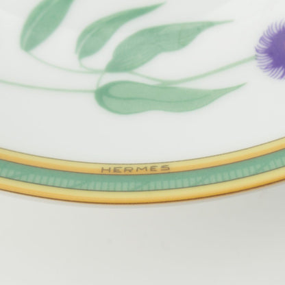Hermes Toucans Morning Cup & Saucer Set Tableware White Green Gold — view 8