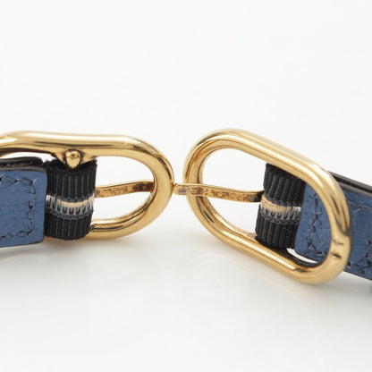 Gucci Leather Diana Handle Band Retainer Blue Shoulder Bag — view 8