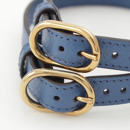 Gucci Leather Diana Handle Band Retainer Blue Shoulder Bag — view 3