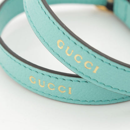 Gucci Leather Diana Handle Band Retainer Light Blue Shoulder Bag — view 4