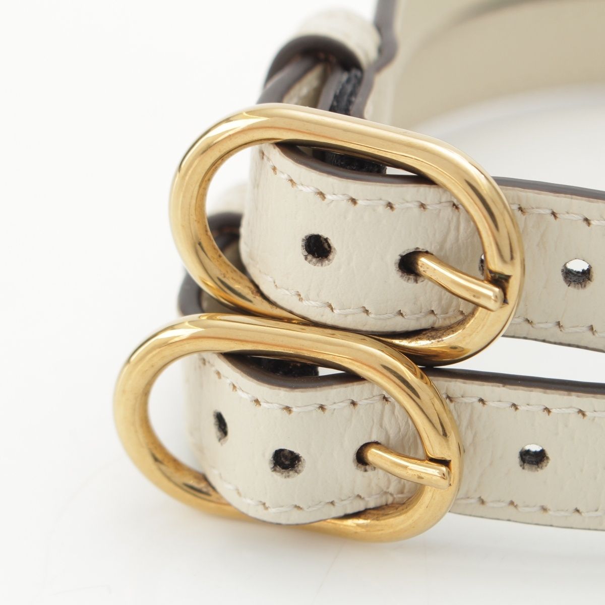 Gucci Leather Diana Handle Band Retainer White Shoulder Bag — view 4