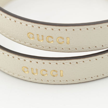 Gucci Leather Diana Handle Band Retainer White Shoulder Bag — view 5
