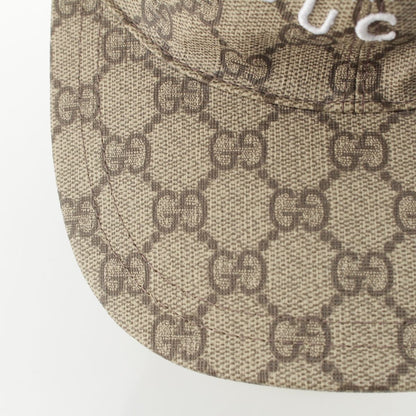 Gucci Adidas GG Supreme Double Visor Cap Hat Beige Blue XL — view 8